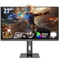 Gawfolk 27" 4K 160Hz IPS Gaming Monitor, AMD FreeSync, 120% sRGB, Adjustable Stand, HDMI 2.1/DP 1.4