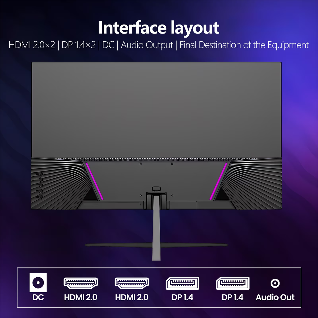 Gawfolk 27" QHD IPS 120Hz Gaming Monitor, AMD FreeSync, 120% sRGB, HDMI 2.0 for PC & Console Gaming