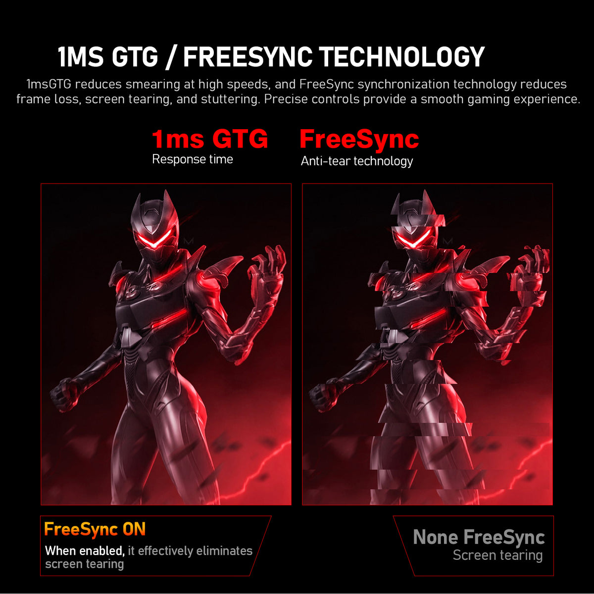 Gawfolk 27" 4K 160Hz IPS Gaming Monitor, AMD FreeSync, 120% sRGB, Adjustable Stand, HDMI 2.1/DP 1.4